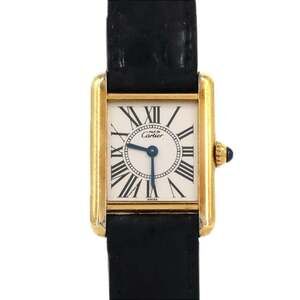 Cartier Must Tank SM GP W1005554 Quartz Watch